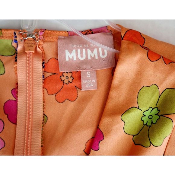 Show Me Your MuMu Sz Small Poppin Poppy Go Out Cut Out Mini Dress $168 - Picture 5 of 9